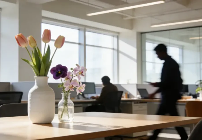 🌿 Bringing Nature Back to the Workplace: How Floral Design Is Transforming Modern Offices