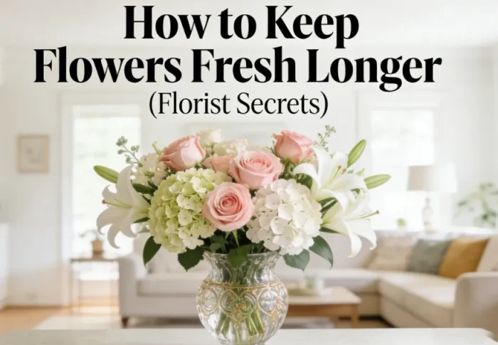 How to Keep Flowers Fresh Longer (Florist Secrets the Pros Don’t Want You to Know)